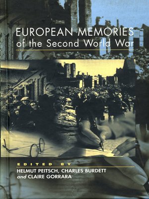 cover image of European Memories of the Second World War